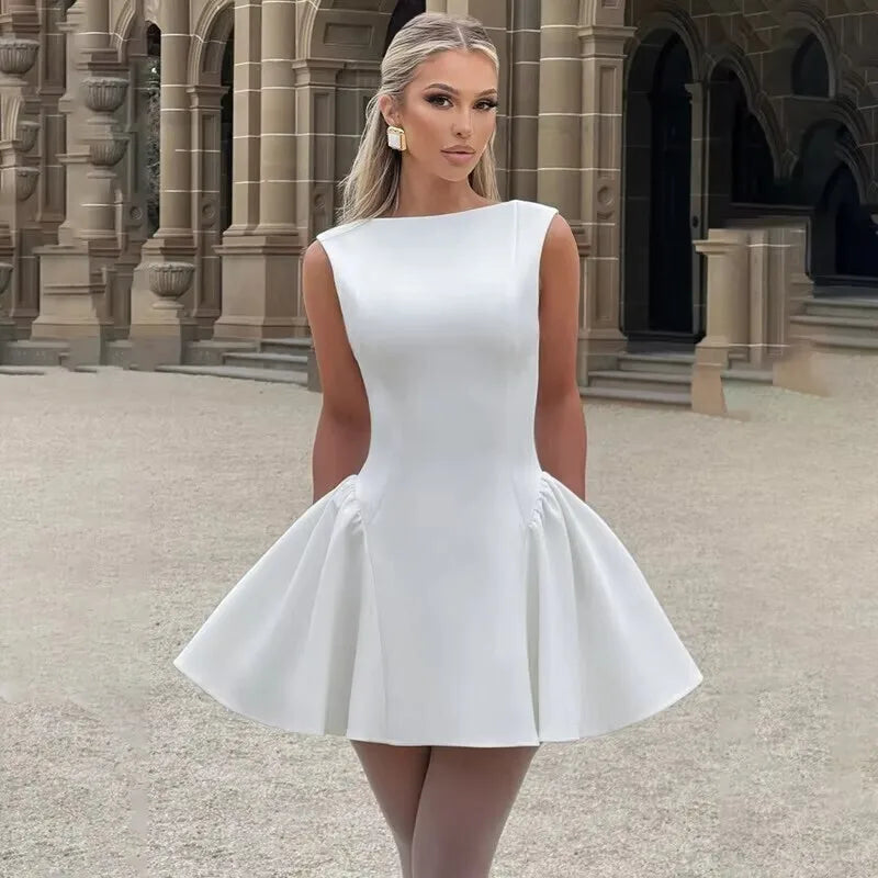 Avrilyaan Button Backless Bodycon Short Sexy A-line Dress Women Nightclub Party Dress Long Sleeve Mini Autumn Dress Vestidos