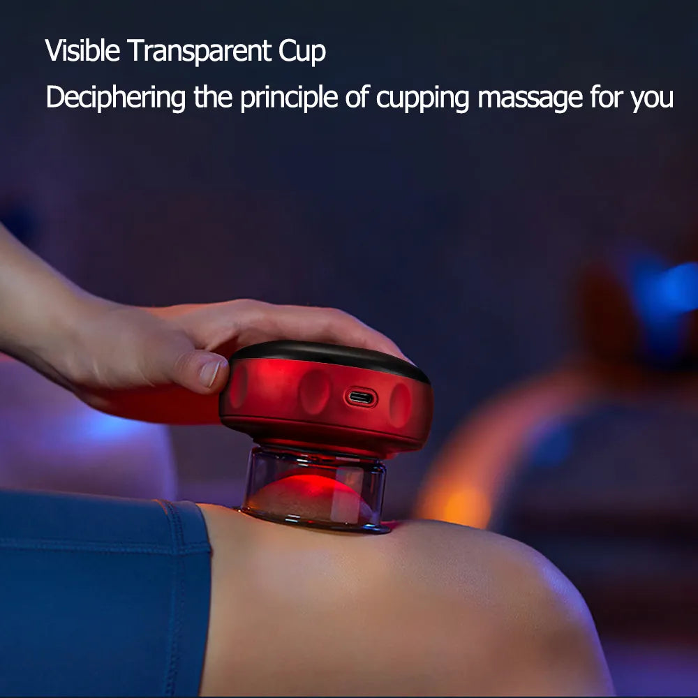 Electric Vacuum Cupping (2.0) for Anti-Cellulite & Fat Burning. Slimming Therapy Massager