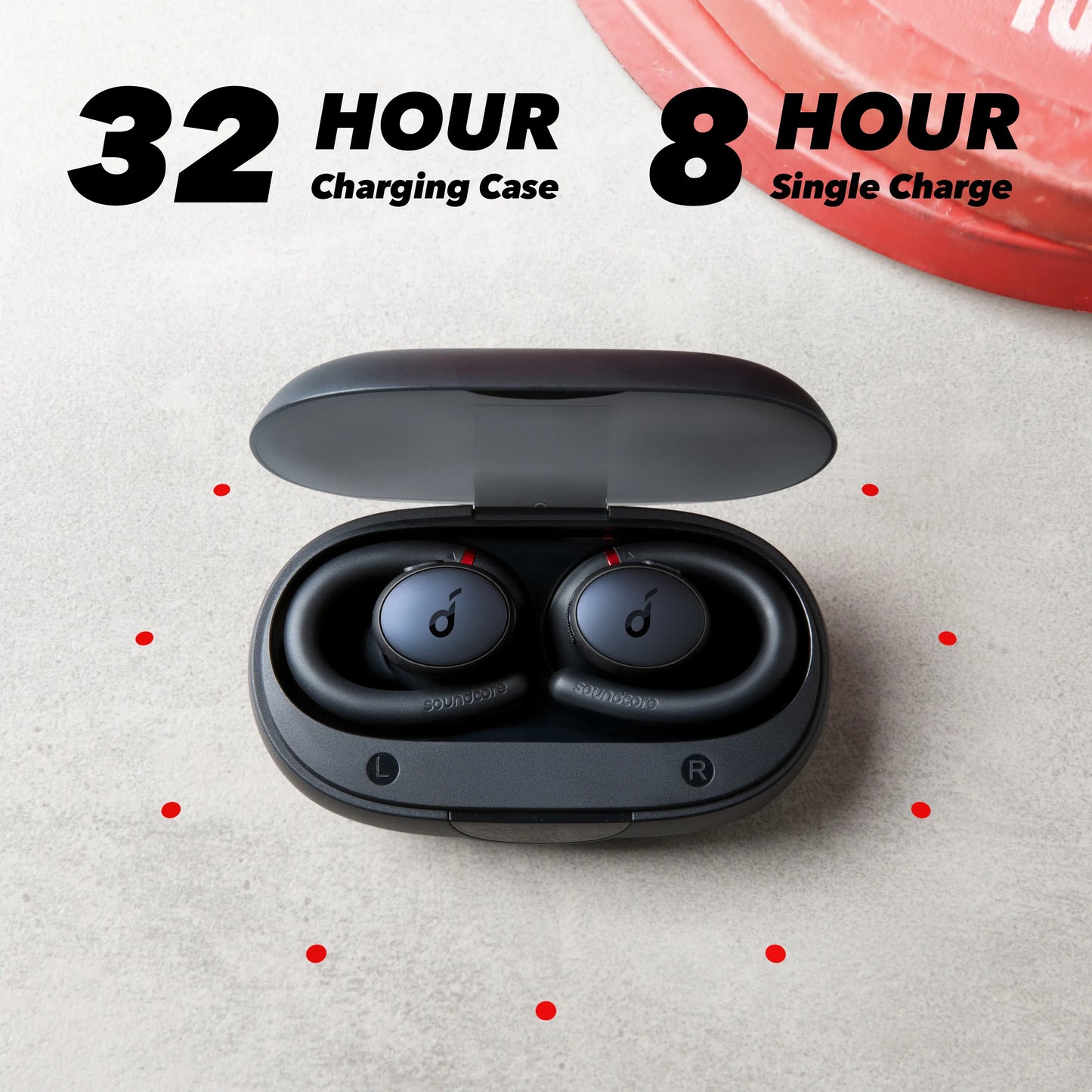 ORIGINAL Anker Soundcore Sport X10 Bluetooth 5.2 Headphones Sports Rotating Ear Hooks Deep Bass IPX7 Waterproof Sweatproof Sport Earbuds
