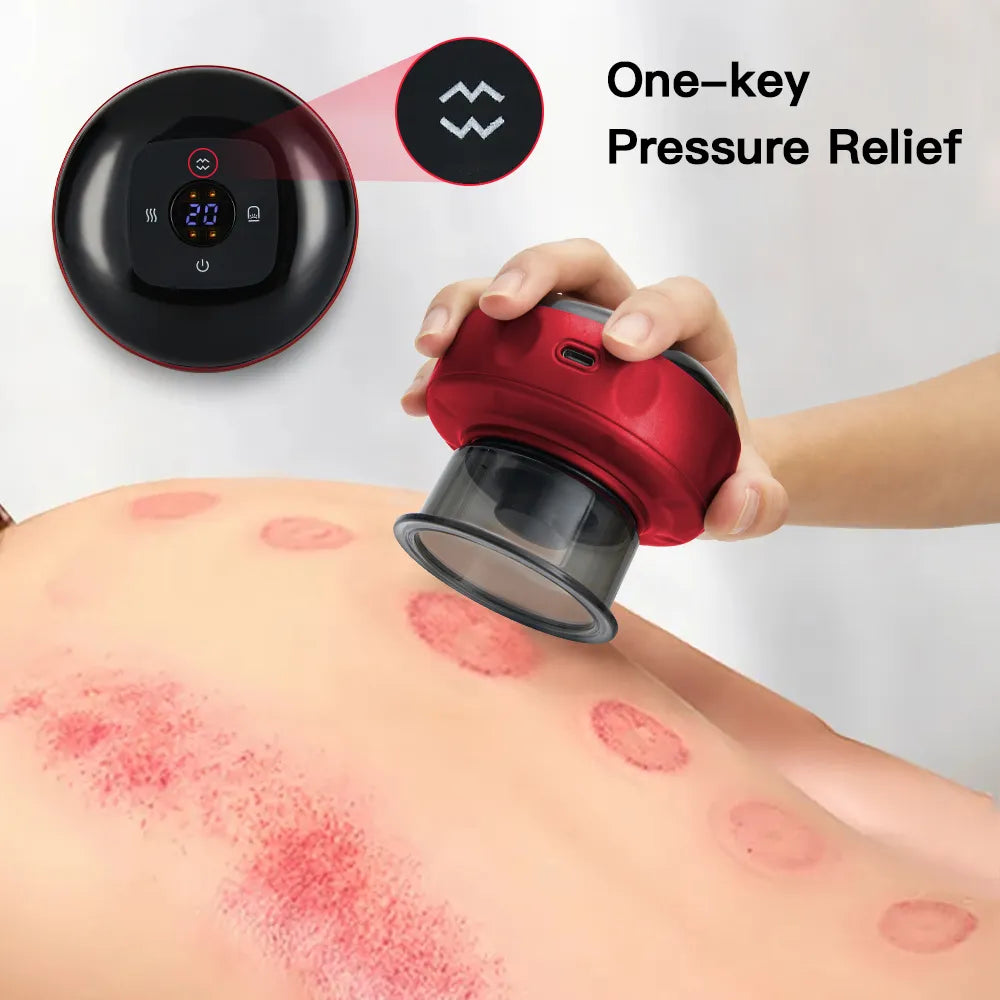 Electric Vacuum Cupping (2.0) for Anti-Cellulite & Fat Burning. Slimming Therapy Massager