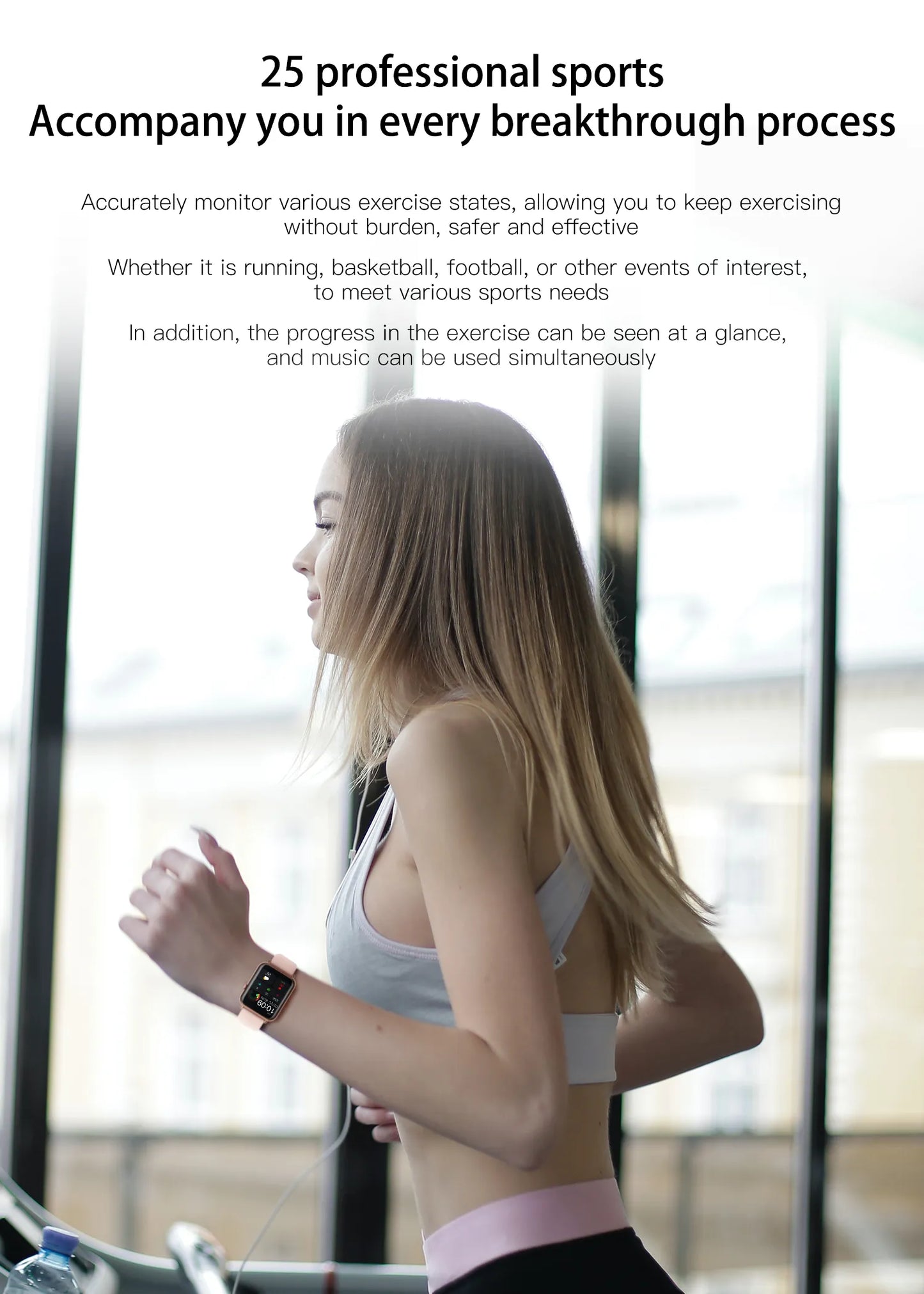 Smartwatch. Full Touch Screen, Sports Fitness Watches, Bluetooth, Calls & more