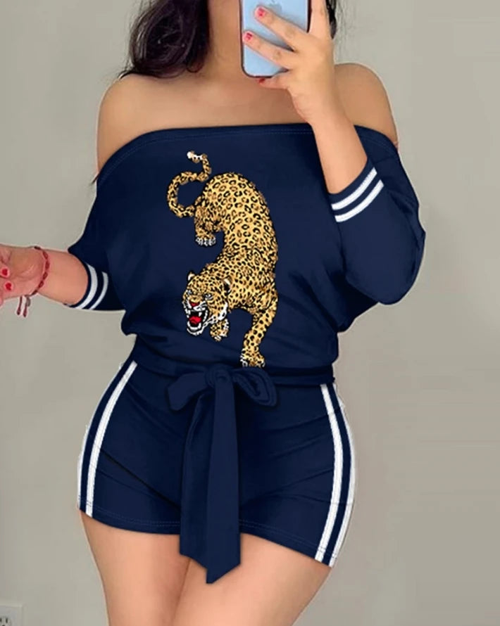 Sexy Elegant New Fashion Summer Casual Jumpsuits One Pieces Female Clothing