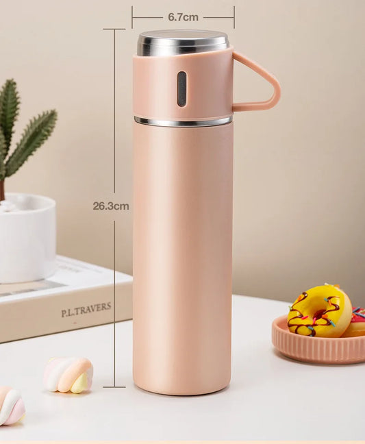 hydro flask Water Bottle Portable Travel Kettle Outdoor Sports Kettle Stainless Steel Insulation Cup 500ML Insulated & Cold