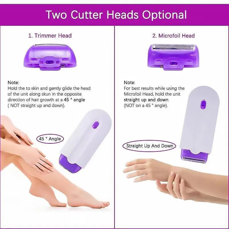 Electric Epilator Hair Remover Professional Safety Depilation Shaving Trimmer Painless Portable USB Chargable for Whole Body