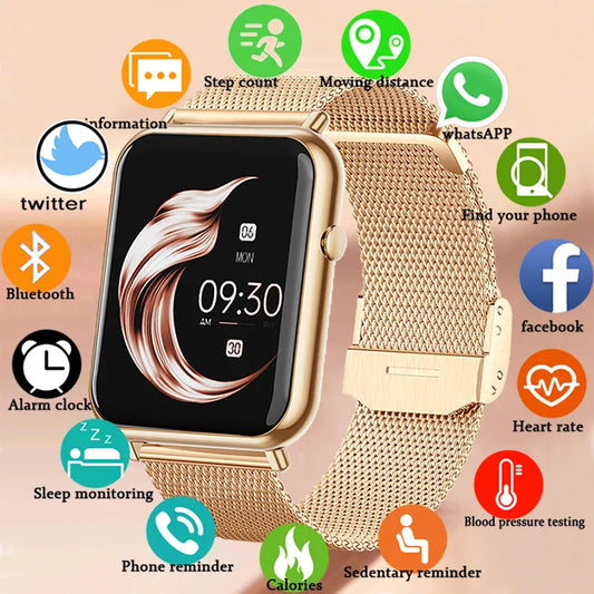 Smartwatch. Full Touch Screen, Sports Fitness Watches, Bluetooth, Calls & more
