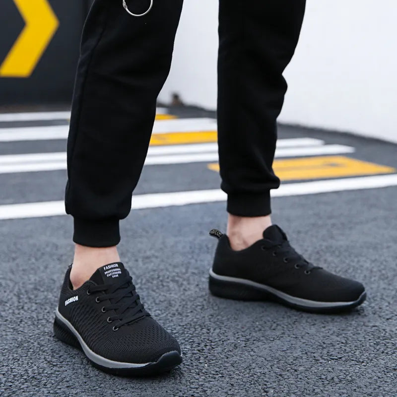 Men/Women Knit Sneakers Breathable Athletic Running Walking Gym Shoes