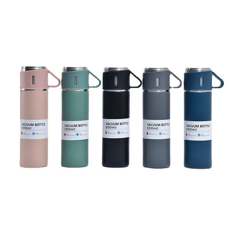 hydro flask Water Bottle Portable Travel Kettle Outdoor Sports Kettle Stainless Steel Insulation Cup 500ML Insulated & Cold