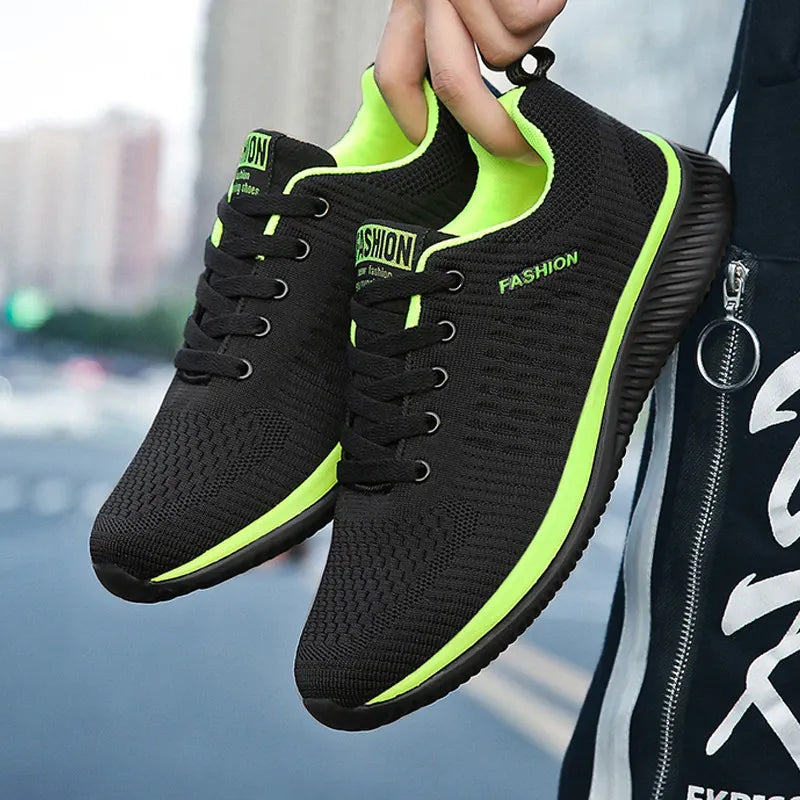 Men/Women Knit Sneakers Breathable Athletic Running Walking Gym Shoes