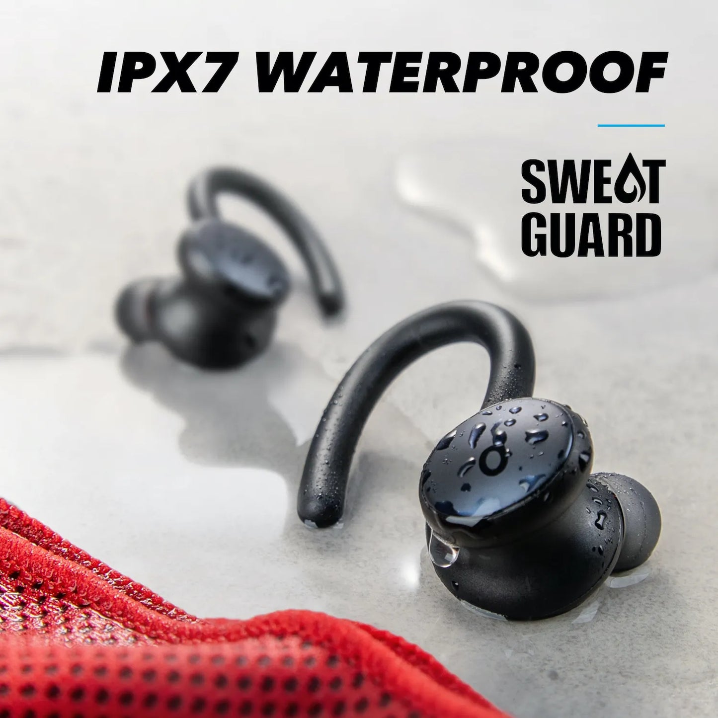 ORIGINAL Anker Soundcore Sport X10 Bluetooth 5.2 Headphones Sports Rotating Ear Hooks Deep Bass IPX7 Waterproof Sweatproof Sport Earbuds