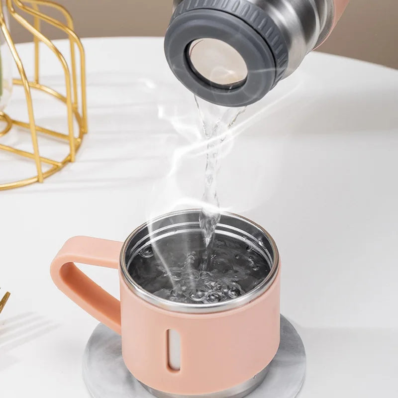 hydro flask Water Bottle Portable Travel Kettle Outdoor Sports Kettle Stainless Steel Insulation Cup 500ML Insulated & Cold